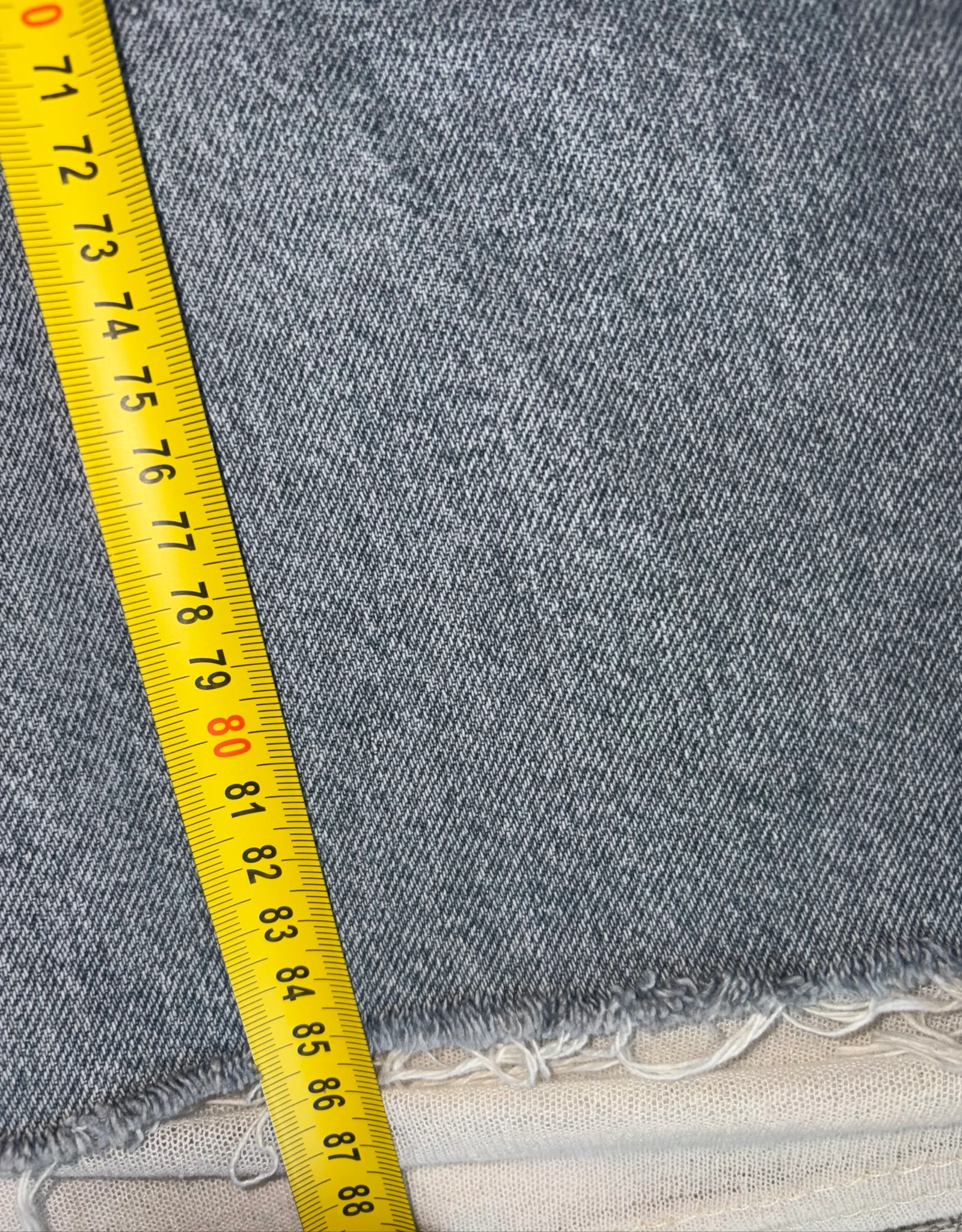 Jean cinza Zara corte largo rasgado – Tamanho XS (34) – photo 4